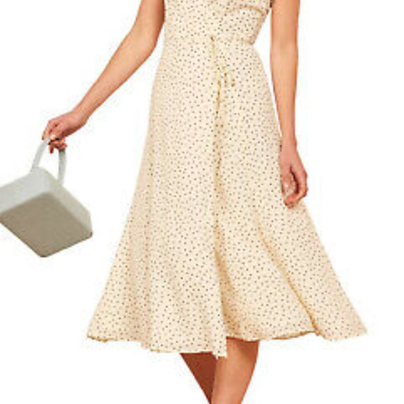 LAST CHANCE! Reformation Midi Wrap Dress - Picture 2 of 5